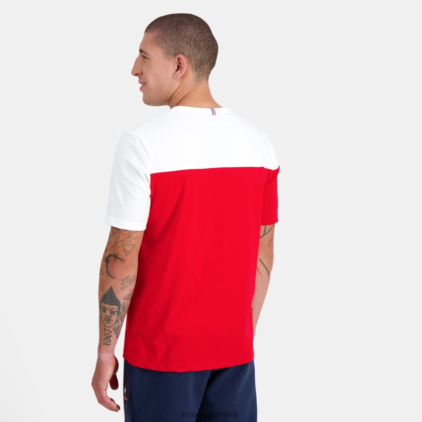 ee Le Coq Sportif Riietus mehed t-särk punane punane TT862D446