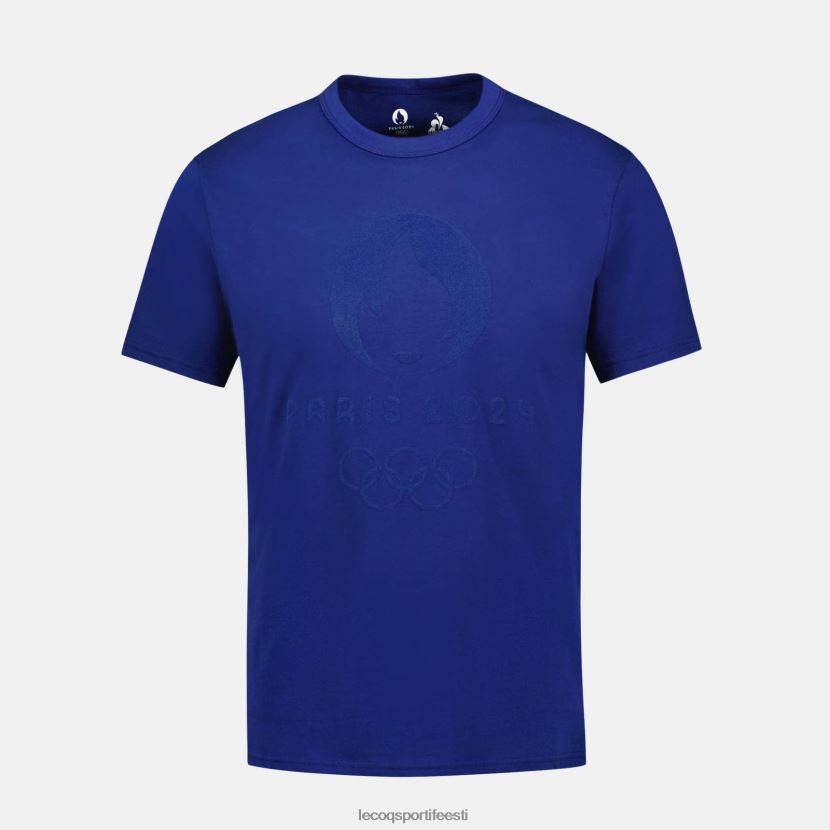 ee Le Coq Sportif Riietus mehed t-särk sinine sinine TT862D202