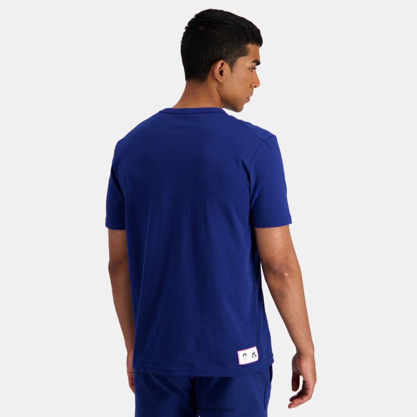 ee Le Coq Sportif Riietus mehed t-särk sinine sinine TT862D203