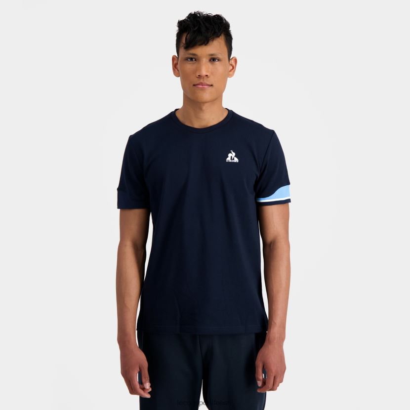 ee Le Coq Sportif Riietus mehed t-särk sinine sinine TT862D210