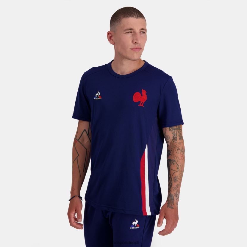 ee Le Coq Sportif Riietus mehed t-särk sinine sinine TT862D216