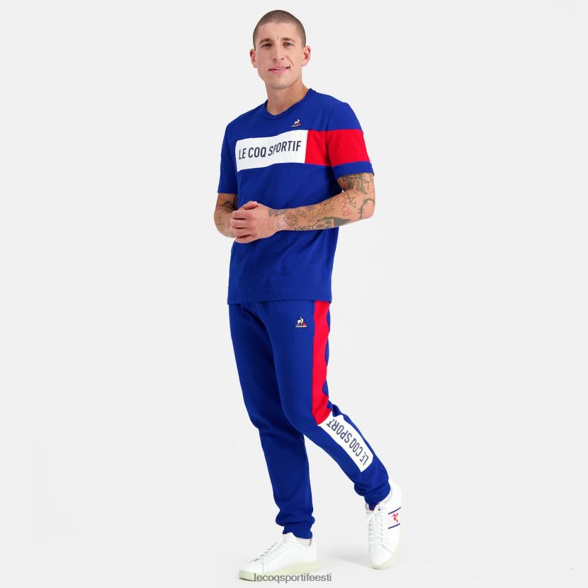 ee Le Coq Sportif Riietus mehed t-särk sinine sinine TT862D457