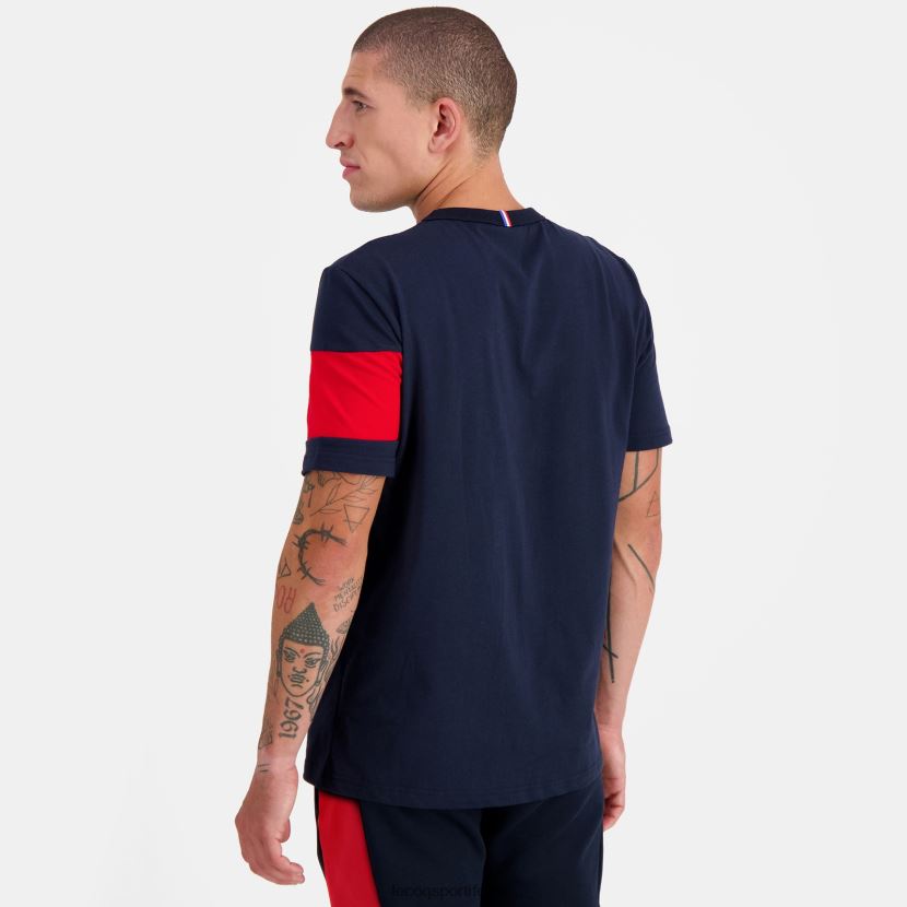 ee Le Coq Sportif Riietus mehed t-särk sinine sinine TT862D458