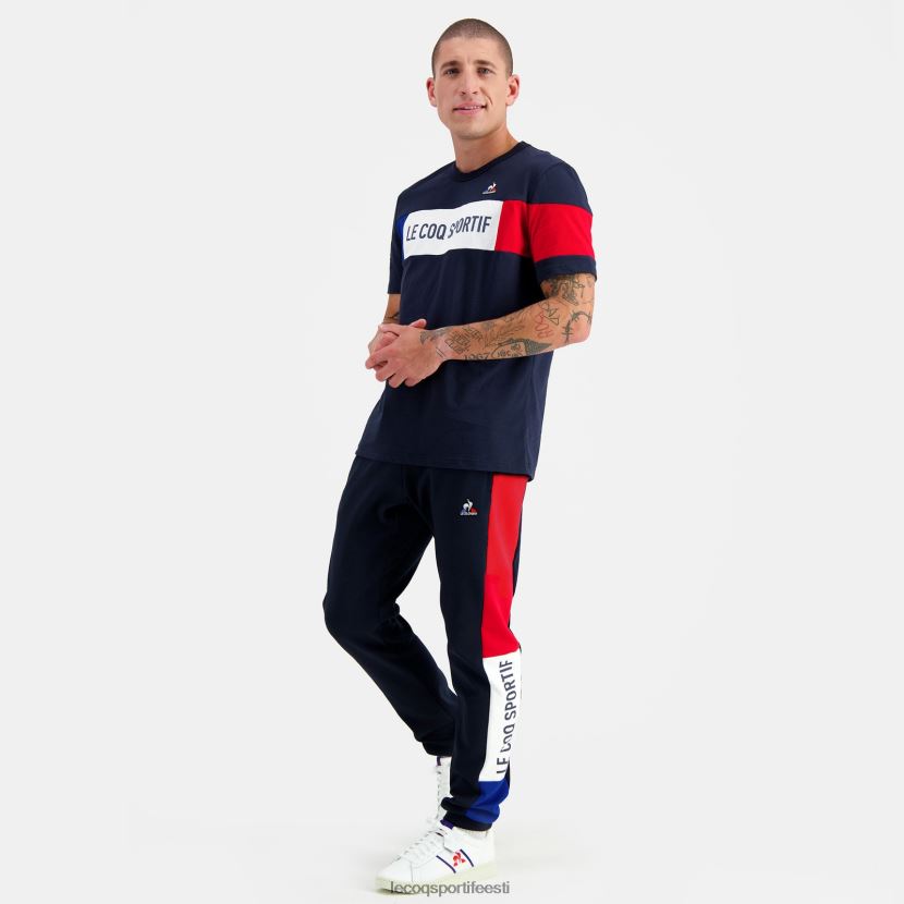 ee Le Coq Sportif Riietus mehed t-särk sinine sinine TT862D458