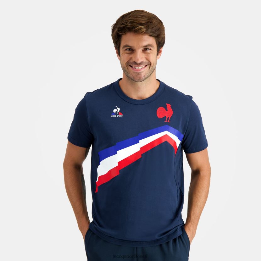 ee Le Coq Sportif Riietus mehed t-särk sinine sinine TT862D471