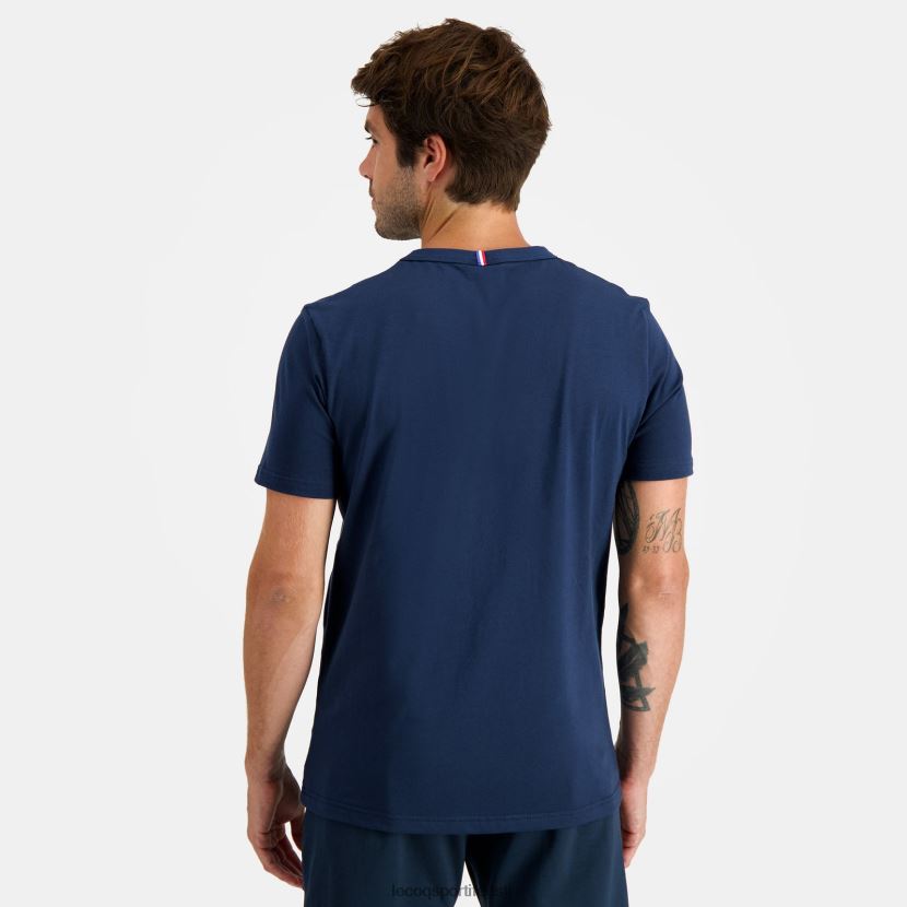 ee Le Coq Sportif Riietus mehed t-särk sinine sinine TT862D471