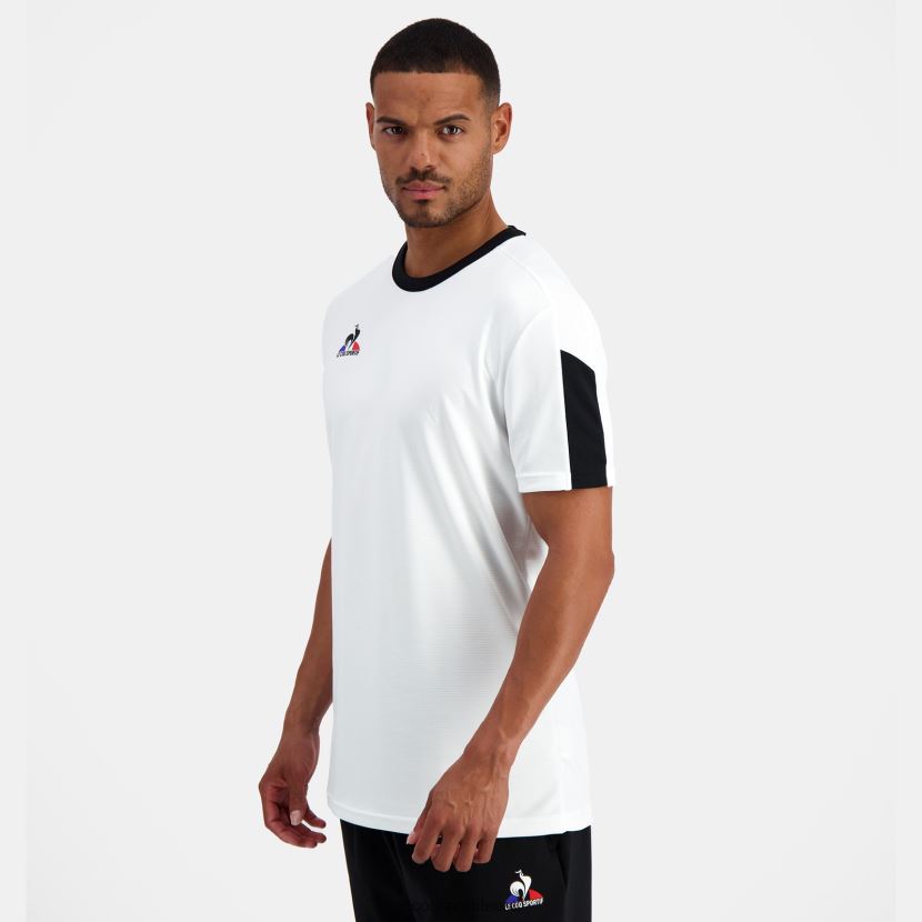 ee Le Coq Sportif Riietus mehed t-särk valge valge TT862D186