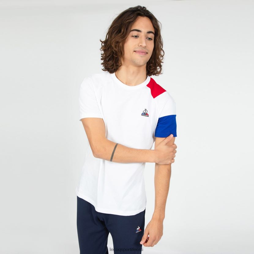 ee Le Coq Sportif Riietus mehed t-särk valge valge TT862D191