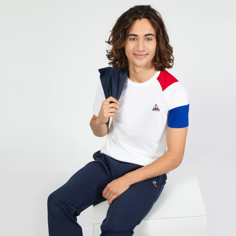 ee Le Coq Sportif Riietus mehed t-särk valge valge TT862D191
