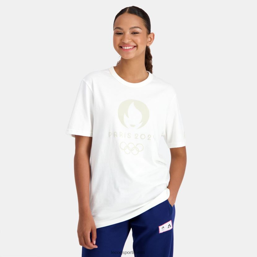 ee Le Coq Sportif Riietus mehed t-särk valge valge TT862D201