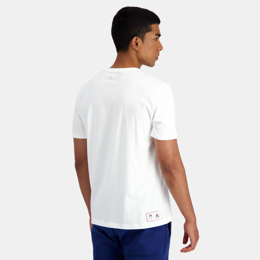 ee Le Coq Sportif Riietus mehed t-särk valge valge TT862D201