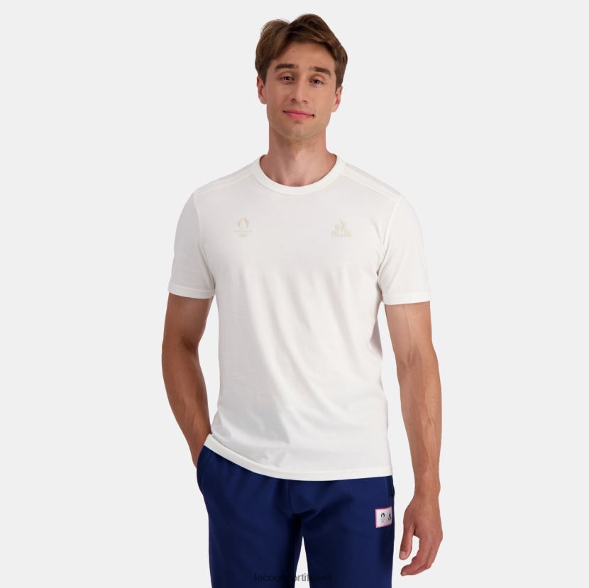 ee Le Coq Sportif Riietus mehed t-särk valge valge TT862D205
