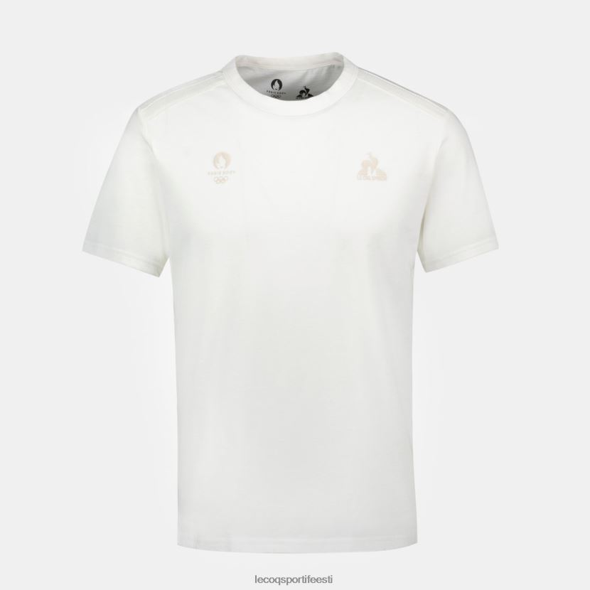 ee Le Coq Sportif Riietus mehed t-särk valge valge TT862D205