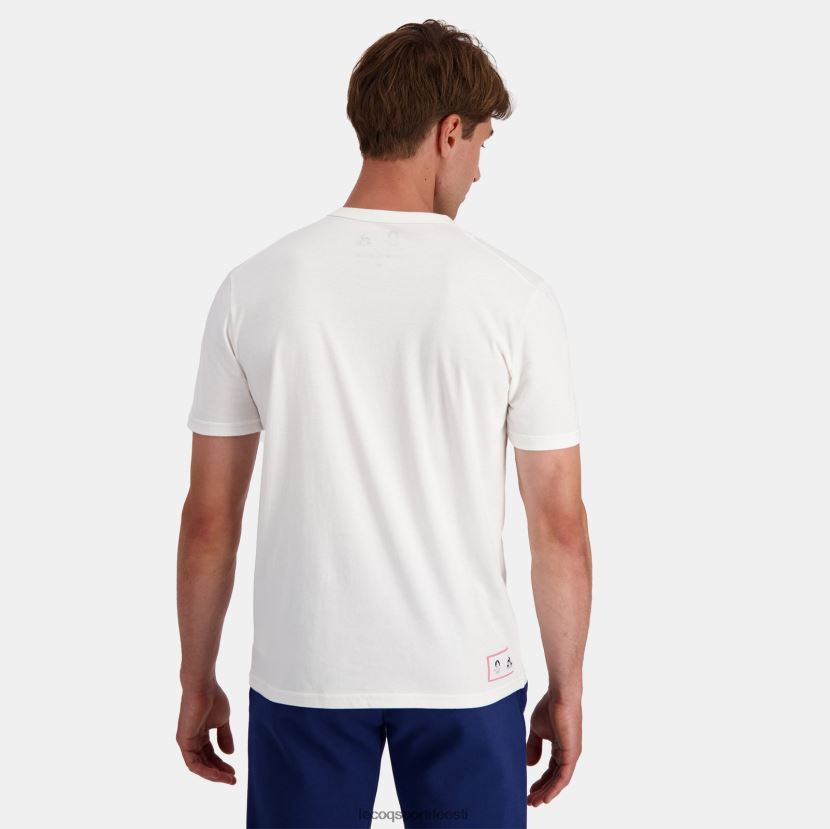 ee Le Coq Sportif Riietus mehed t-särk valge valge TT862D205