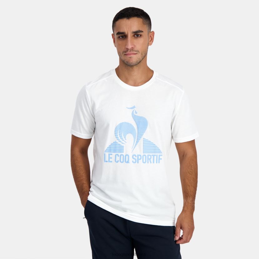 ee Le Coq Sportif Riietus mehed t-särk valge valge TT862D206