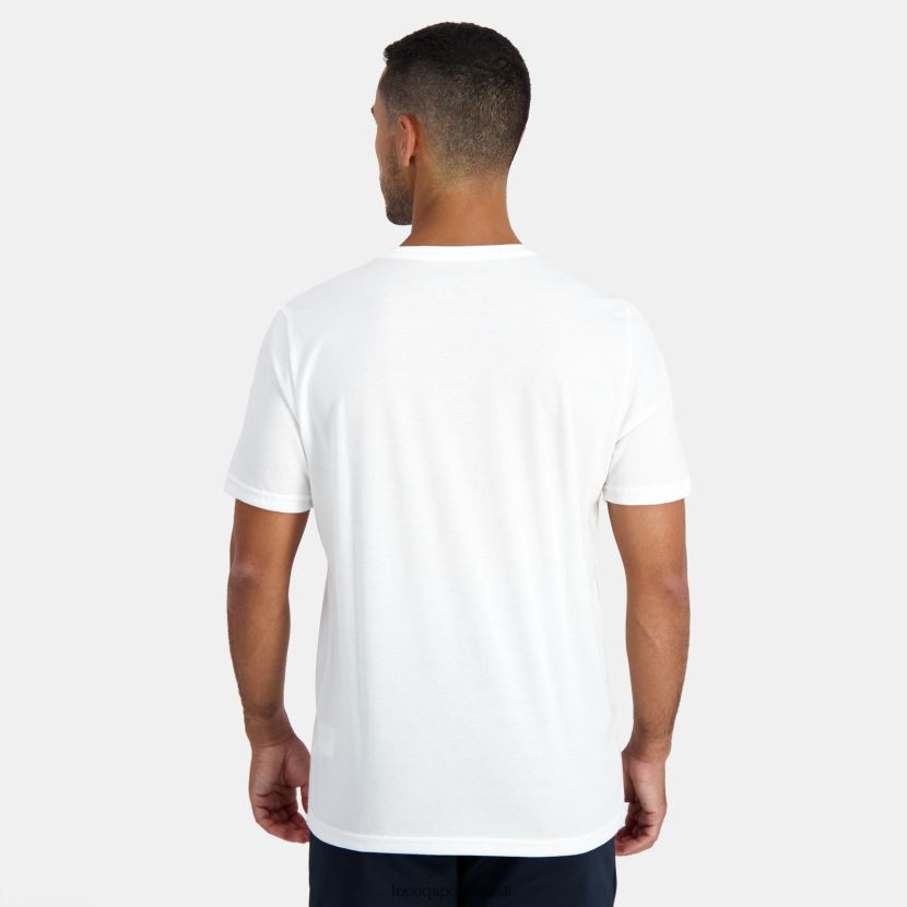 ee Le Coq Sportif Riietus mehed t-särk valge valge TT862D206