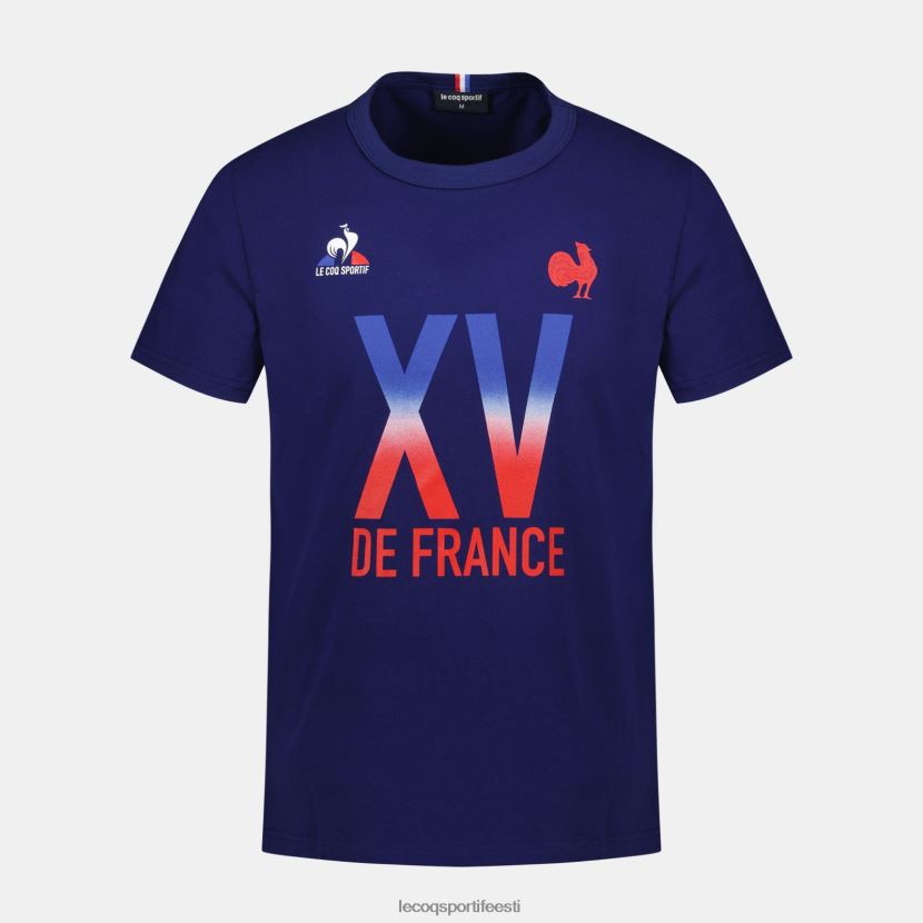 ee Le Coq Sportif Riietus mehed t-särk - xv de france sinine sinine TT862D141