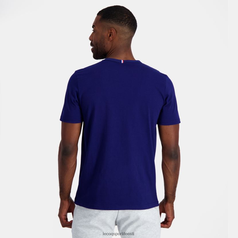 ee Le Coq Sportif Riietus mehed t-särk - xv de france sinine sinine TT862D141