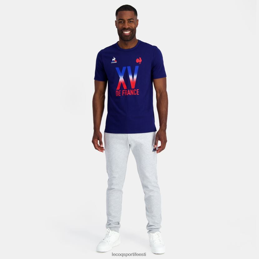 ee Le Coq Sportif Riietus mehed t-särk - xv de france sinine sinine TT862D141