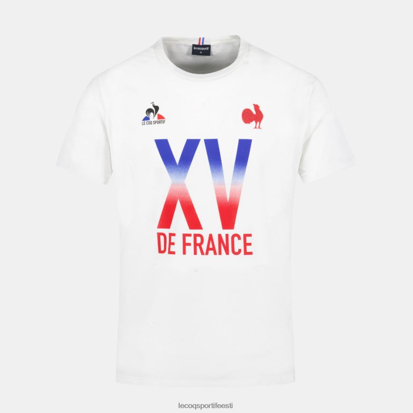 ee Le Coq Sportif Riietus mehed t-särk - xv de france valge valge TT862D157
