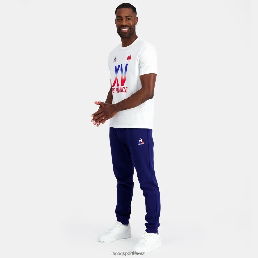 ee Le Coq Sportif Riietus mehed t-särk - xv de france valge valge TT862D157
