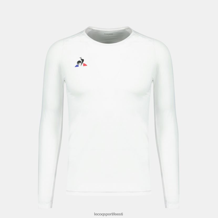 ee Le Coq Sportif Riietus mehed valge pikkade varrukatega t-särk valge TT862D197