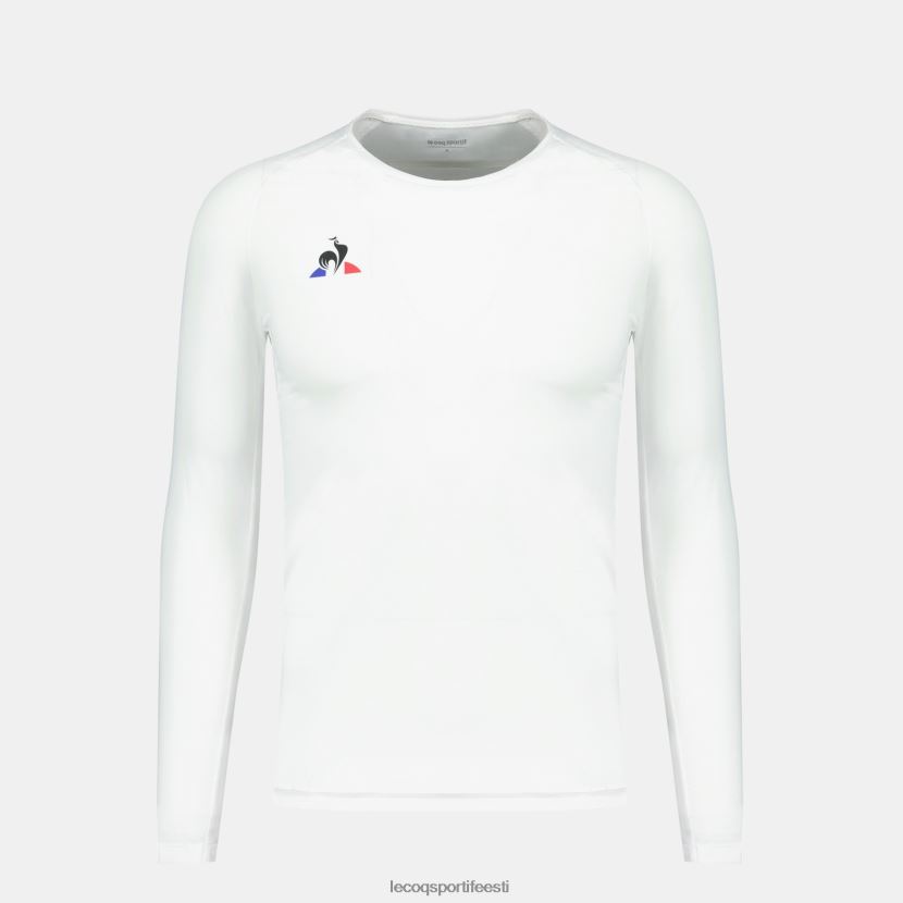 ee Le Coq Sportif Riietus mehed valge pikkade varrukatega t-särk valge TT862D200