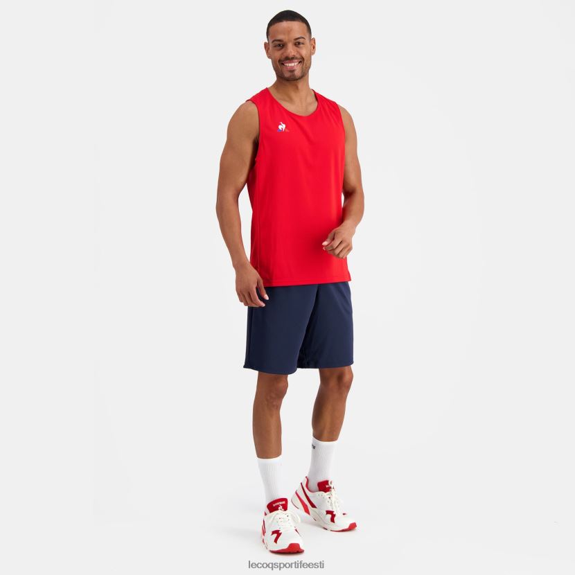 ee Le Coq Sportif Riietus mehed vesti ülaosa punane punane TT862D196