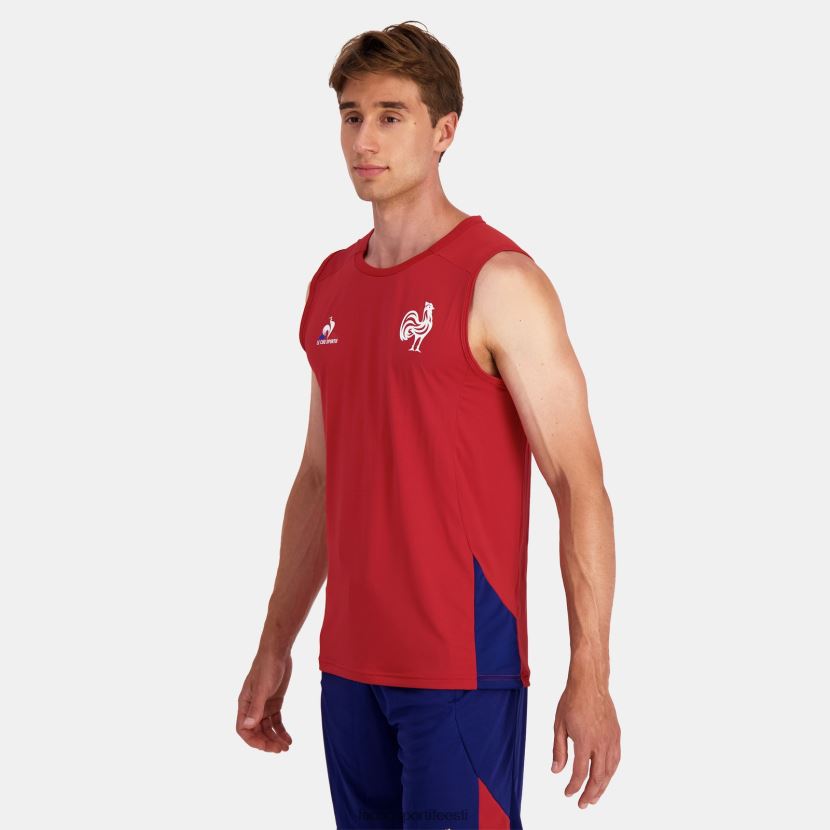 ee Le Coq Sportif Riietus mehed vesti ülaosa punane punane TT862D214