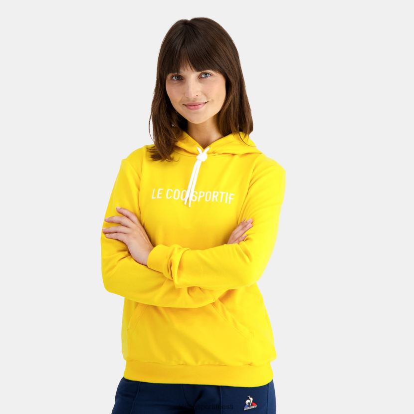 ee Le Coq Sportif Riietus naised kapuutsiga dressipluus kollane kollane TT862D598