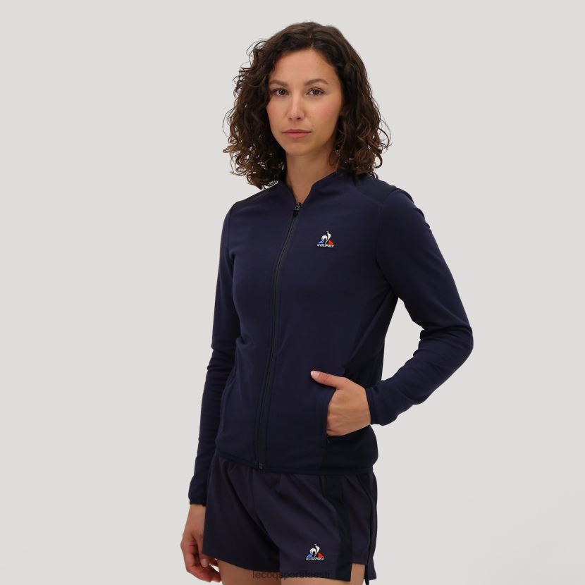 ee Le Coq Sportif Riietus naised lukuga dressipluus sinine sinine TT862D607