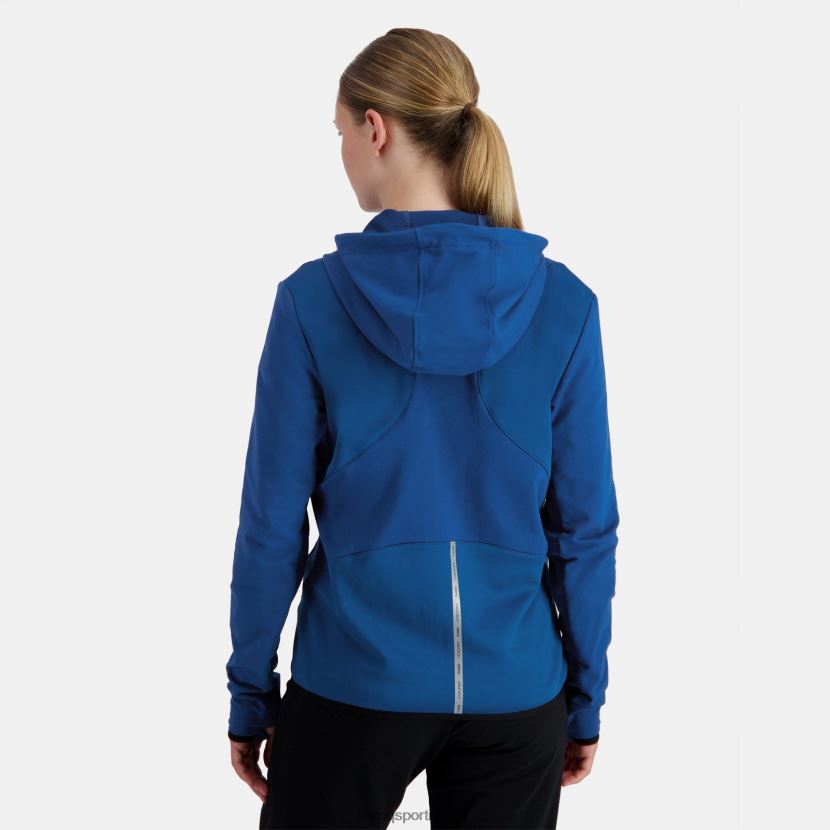 ee Le Coq Sportif Riietus naised sinise lukuga kapuutsiga dressipluus sinine TT862D315