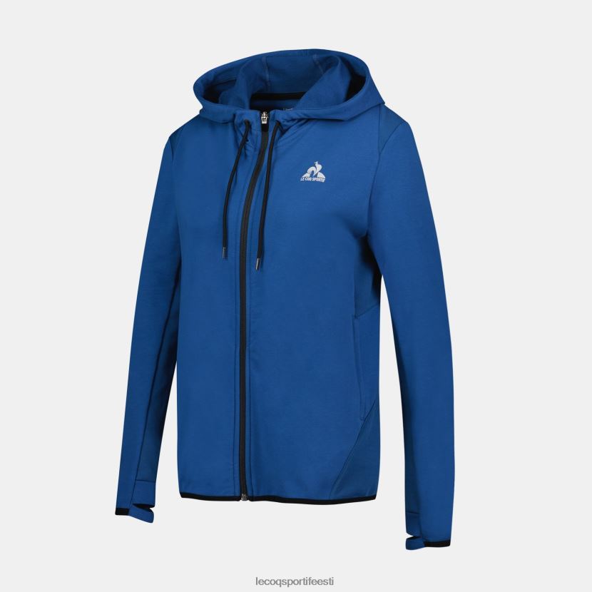 ee Le Coq Sportif Riietus naised sinise lukuga kapuutsiga dressipluus sinine TT862D315