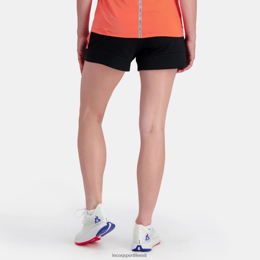 ee Le Coq Sportif Riietus naised mustad lühikesed püksid must TT862D332