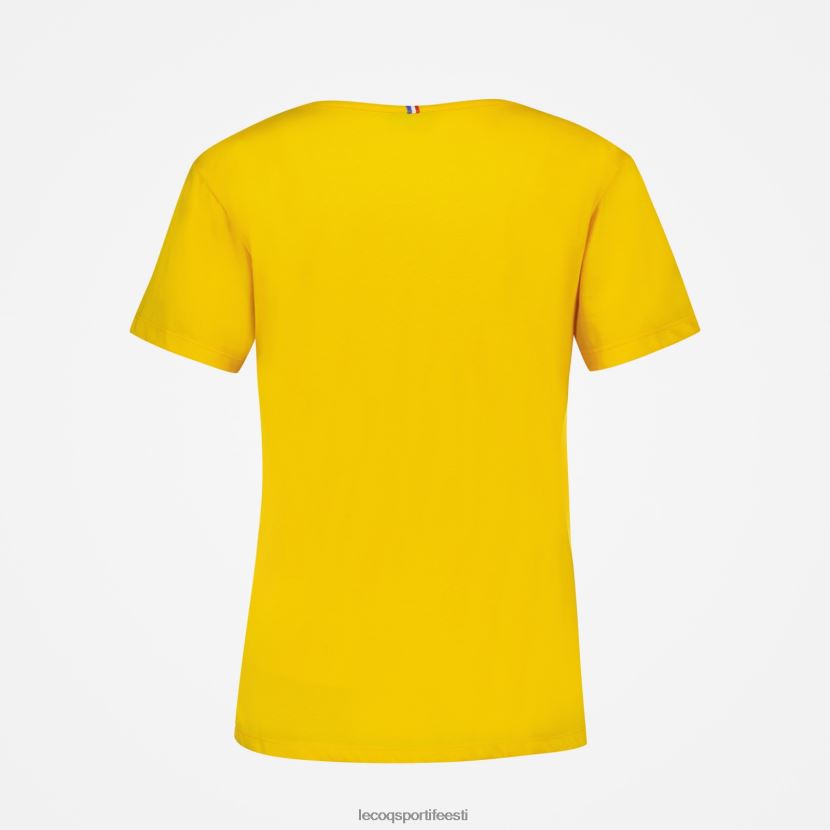 ee Le Coq Sportif Riietus naised t-särk kollane kollane TT862D594