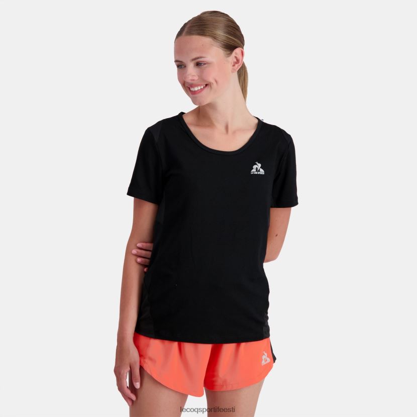 ee Le Coq Sportif Riietus naised t-särk must must TT862D357