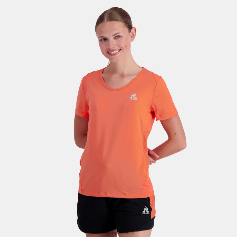 ee Le Coq Sportif Riietus naised t-särk oranž oranž TT862D355
