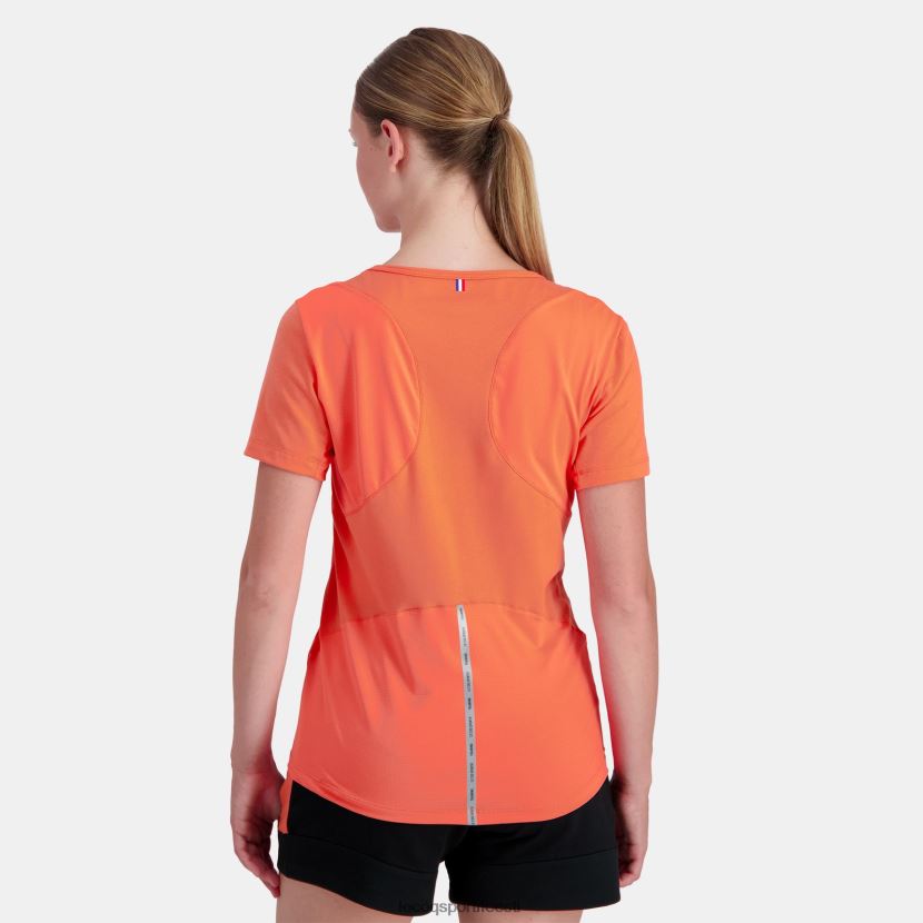 ee Le Coq Sportif Riietus naised t-särk oranž oranž TT862D355
