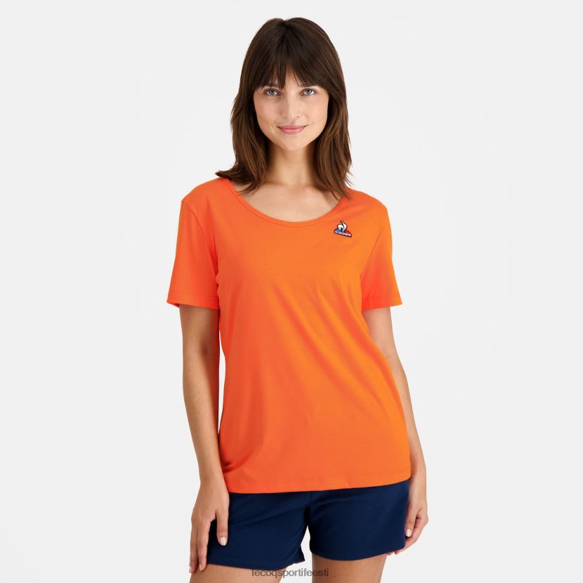 ee Le Coq Sportif Riietus naised t-särk oranž oranž TT862D593