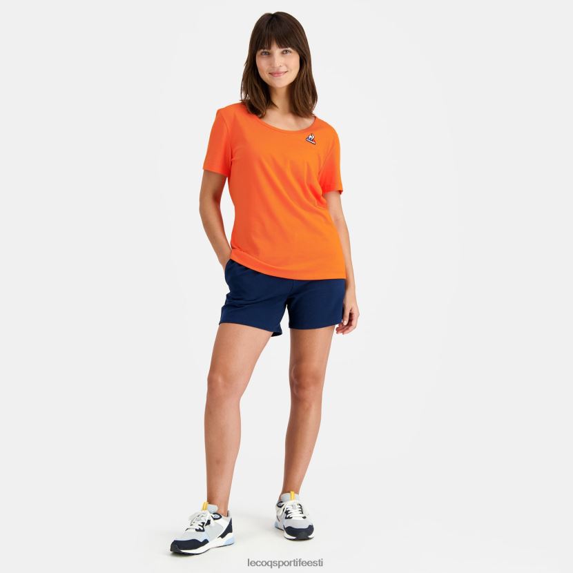 ee Le Coq Sportif Riietus naised t-särk oranž oranž TT862D593