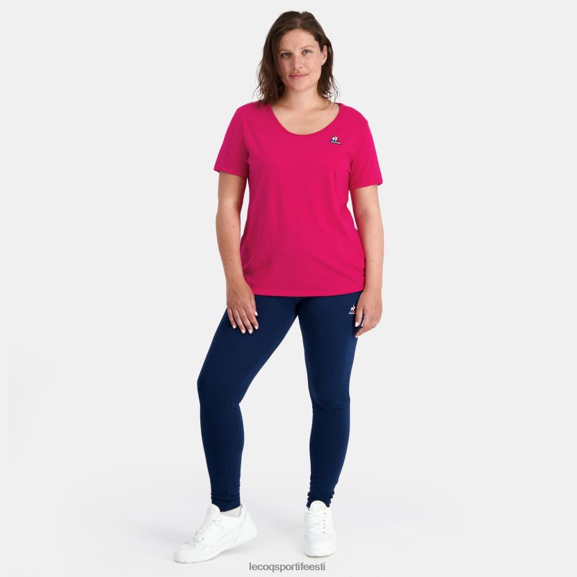 ee Le Coq Sportif Riietus naised t-särk punane punane TT862D348