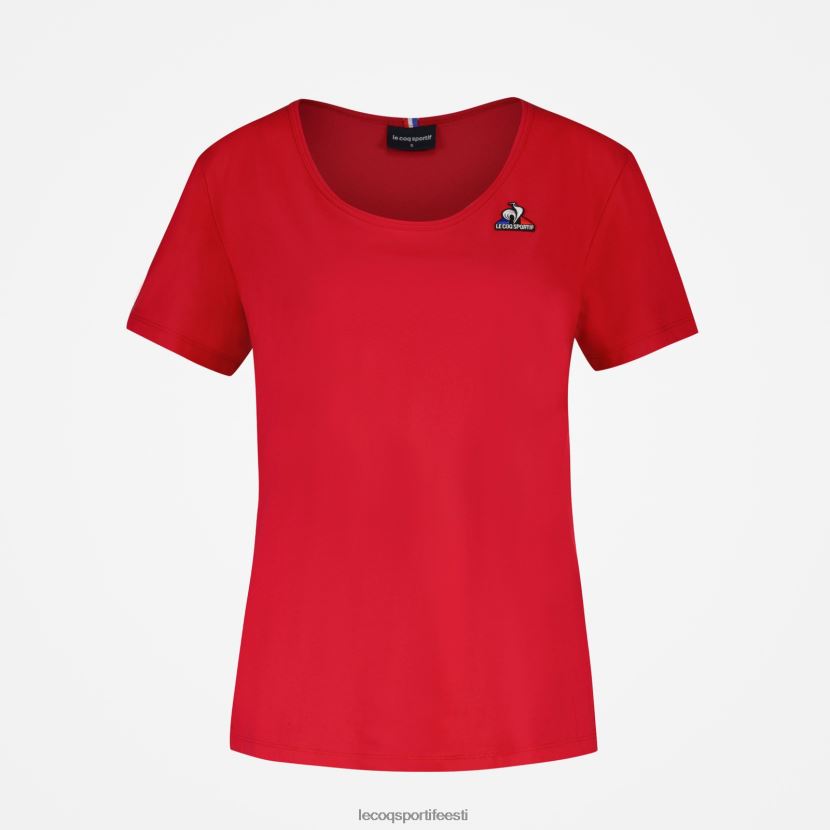 ee Le Coq Sportif Riietus naised t-särk punane punane TT862D596