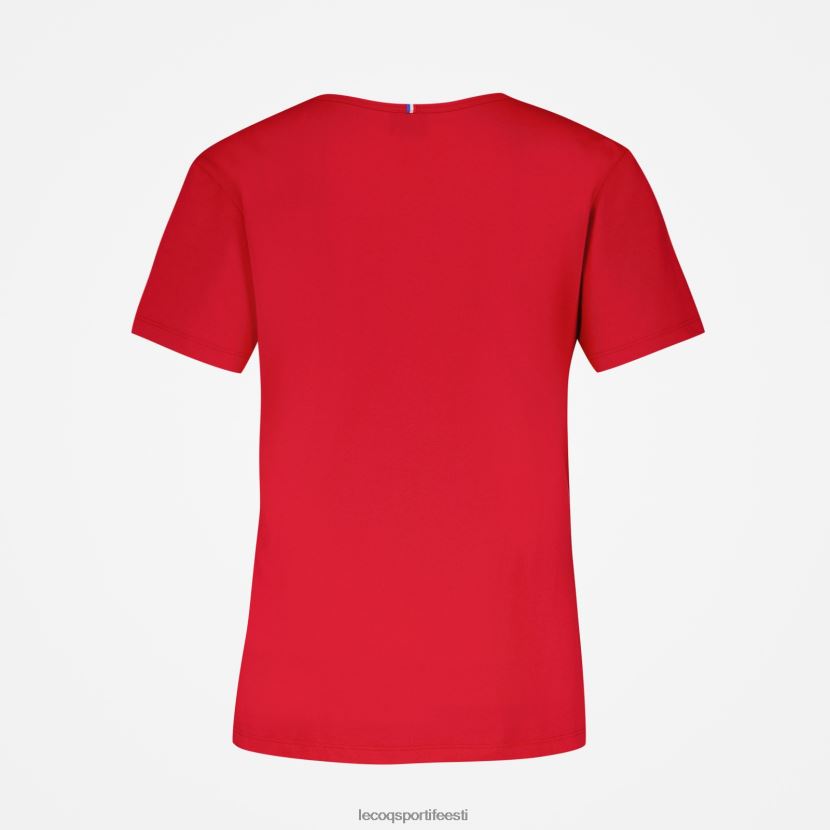 ee Le Coq Sportif Riietus naised t-särk punane punane TT862D596