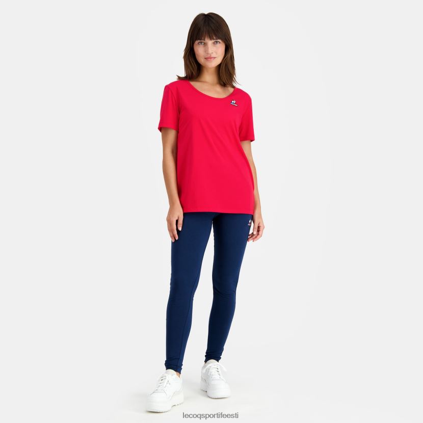 ee Le Coq Sportif Riietus naised t-särk punane punane TT862D596