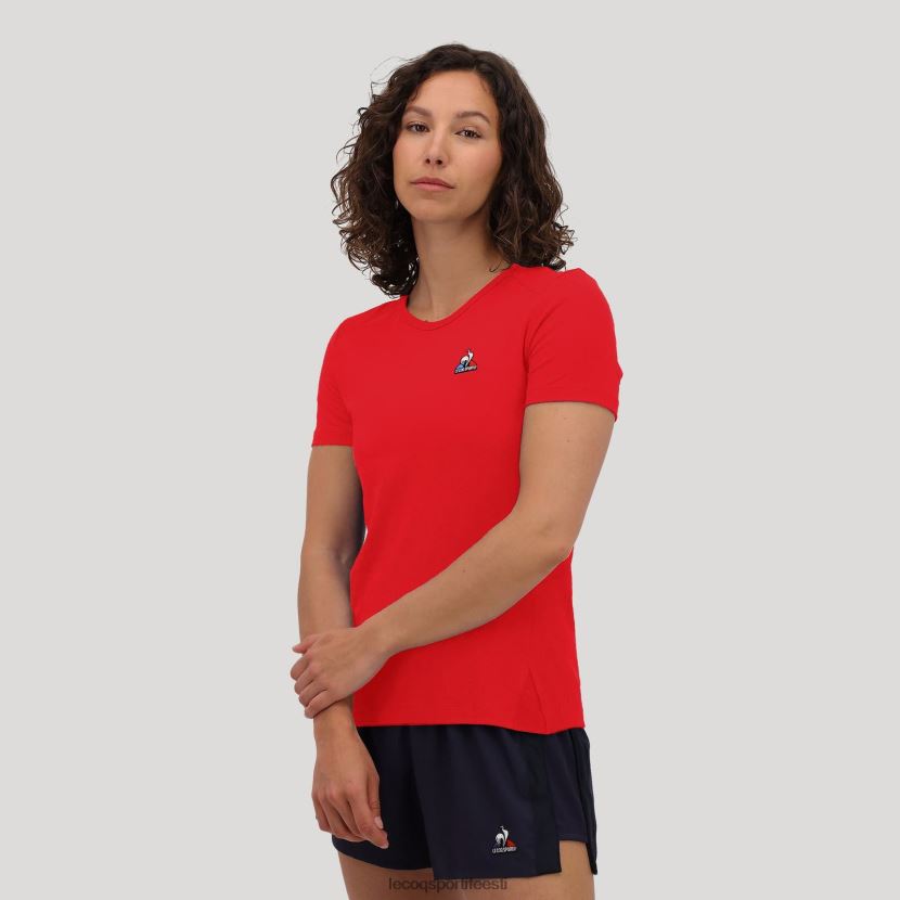 ee Le Coq Sportif Riietus naised t-särk punane punane TT862D600