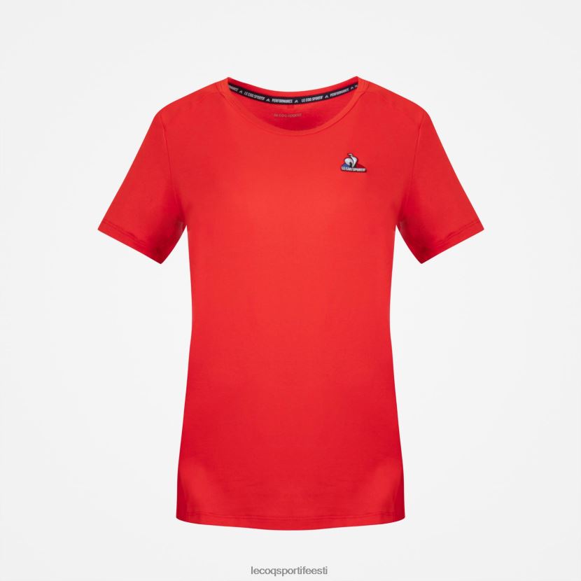 ee Le Coq Sportif Riietus naised t-särk punane punane TT862D600