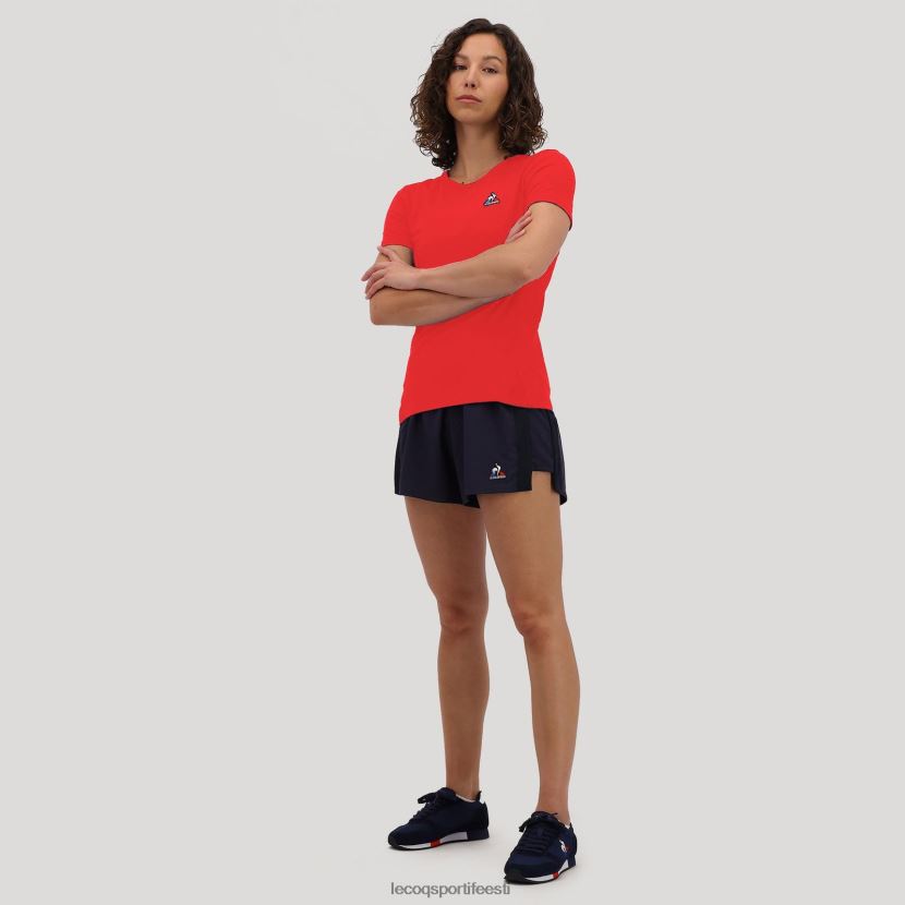 ee Le Coq Sportif Riietus naised t-särk punane punane TT862D600