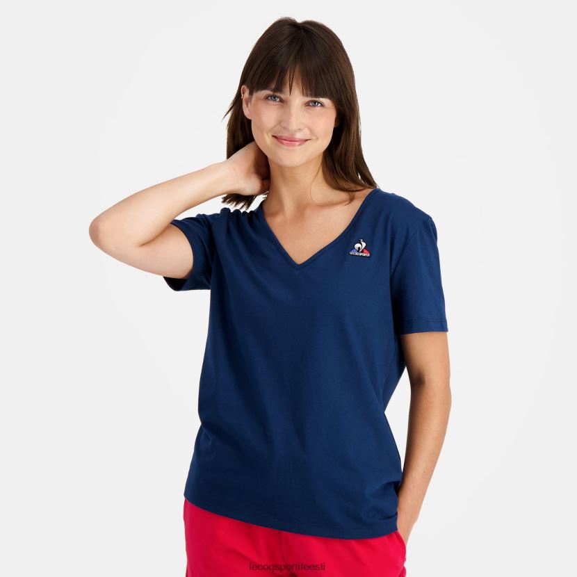 ee Le Coq Sportif Riietus naised t-särk sinine sinine TT862D358