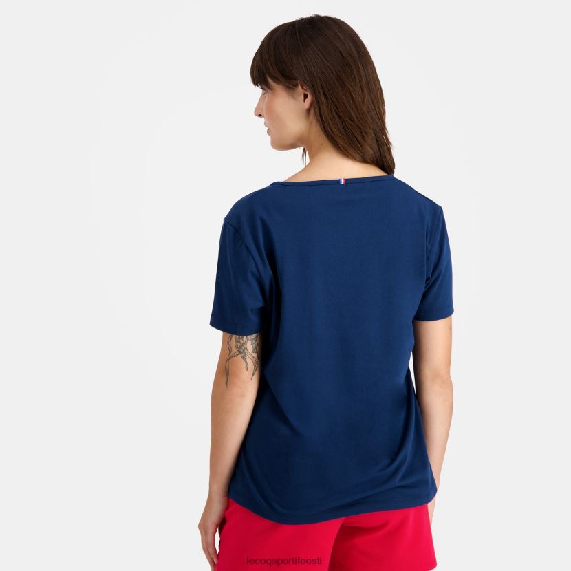 ee Le Coq Sportif Riietus naised t-särk sinine sinine TT862D358