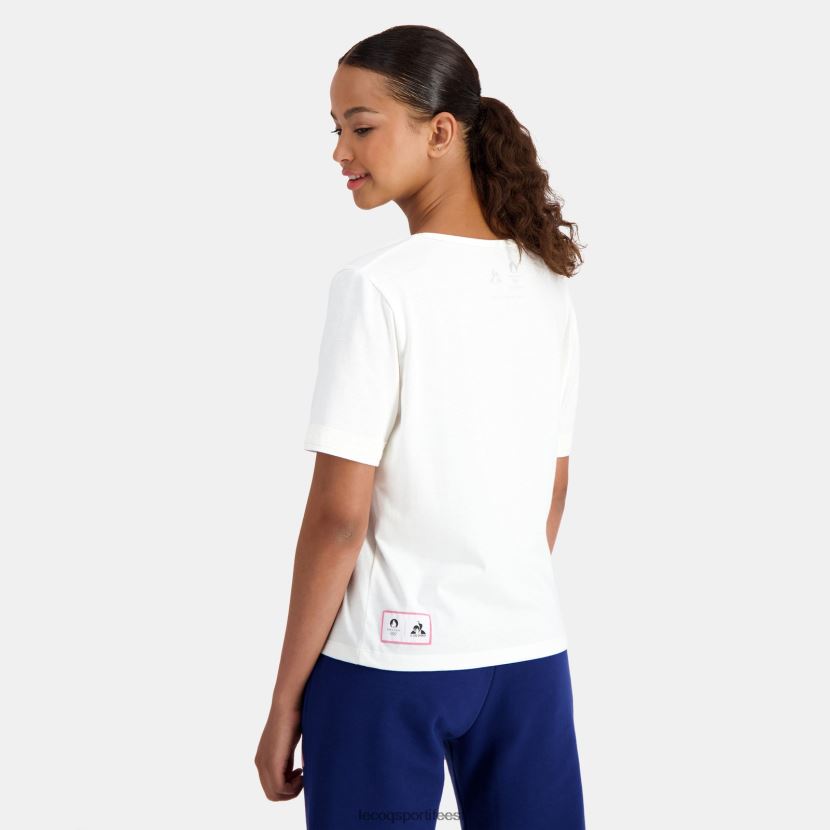 ee Le Coq Sportif Riietus naised t-särk valge valge TT862D341